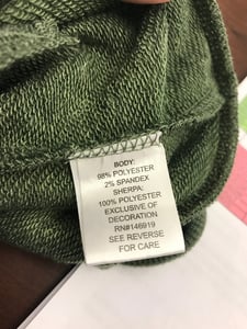 Close Up of Label with RN#146919